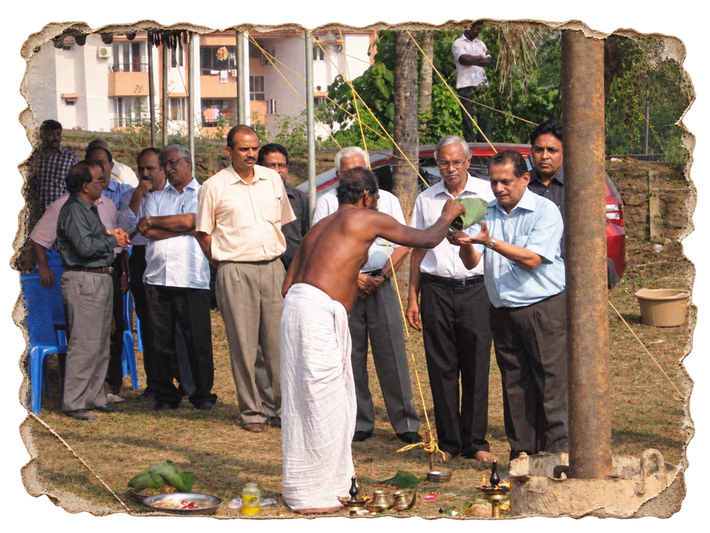 Foundation ground-breaking ceremony for the RECCAA Club